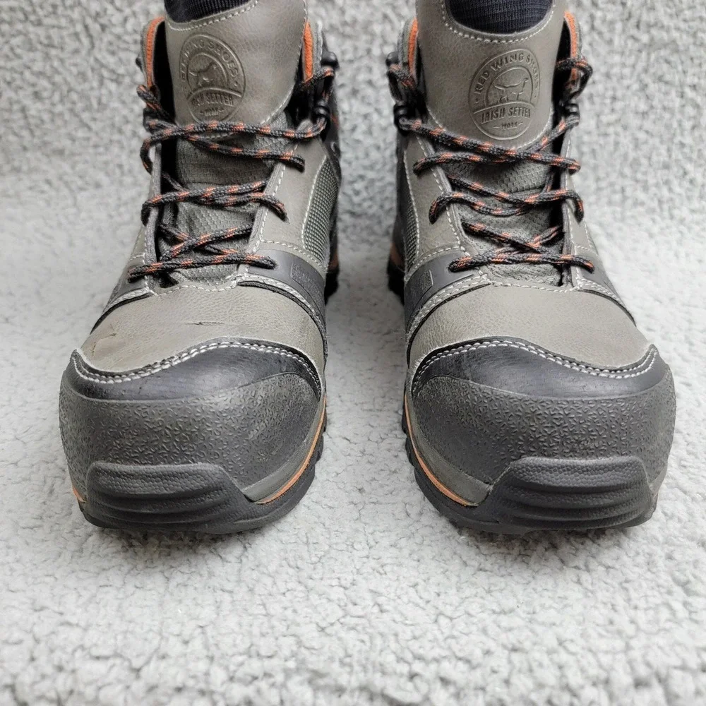 Red Wing Irish Setter Work Boots Nano Toe Mens Size 8D Ultra Dry Waterproof READ